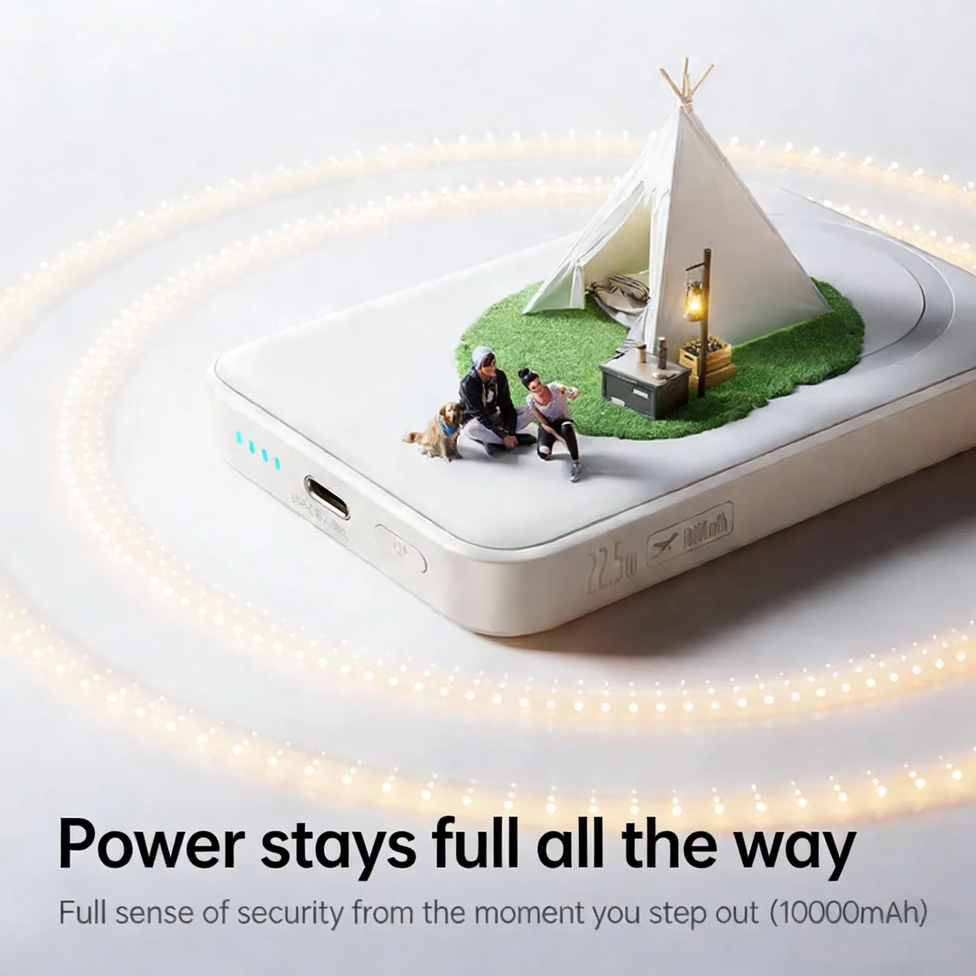 Baseus Ultra Slim 10000Mah Magnetic Battery Pack , 22.5W Wireless Power Bank Mini Chargerfast Charging