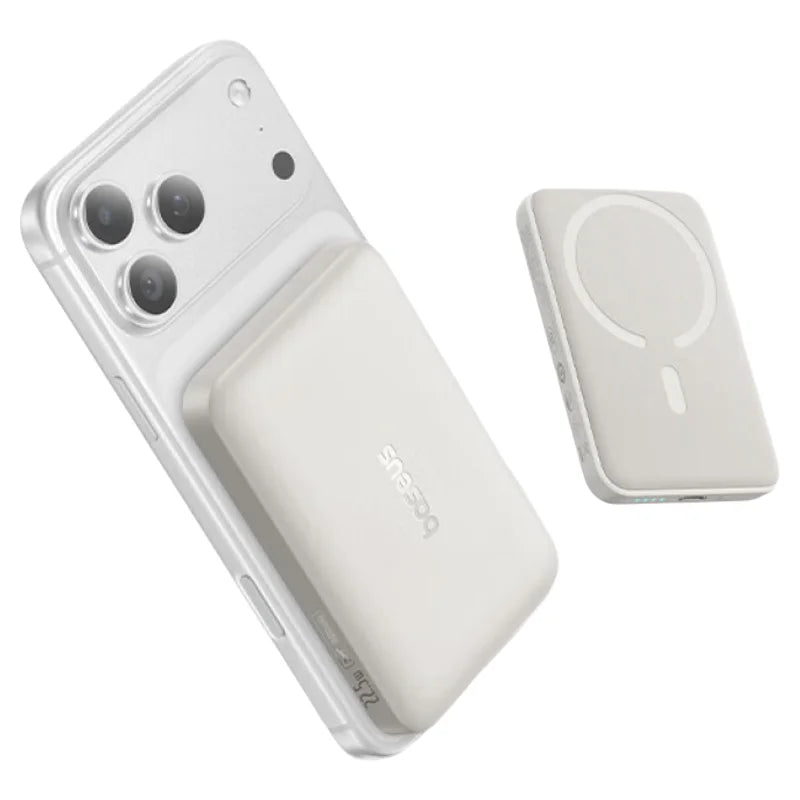 Baseus Ultra Slim 10000Mah Magnetic Battery Pack , 22.5W Wireless Power Bank Mini Chargerfast Charging